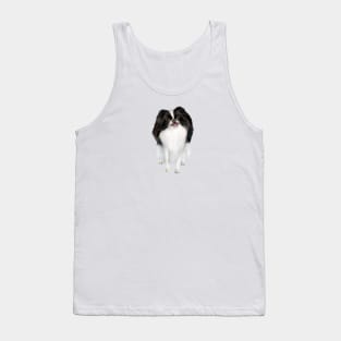 Japanese Chin (balck and white) - Just the Dog Tank Top